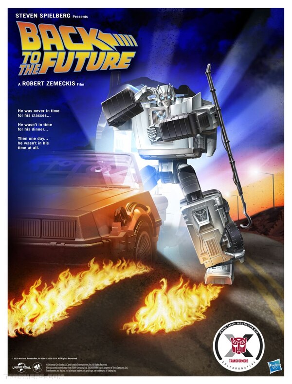 Transformers x Back to the Future Official Press Release and